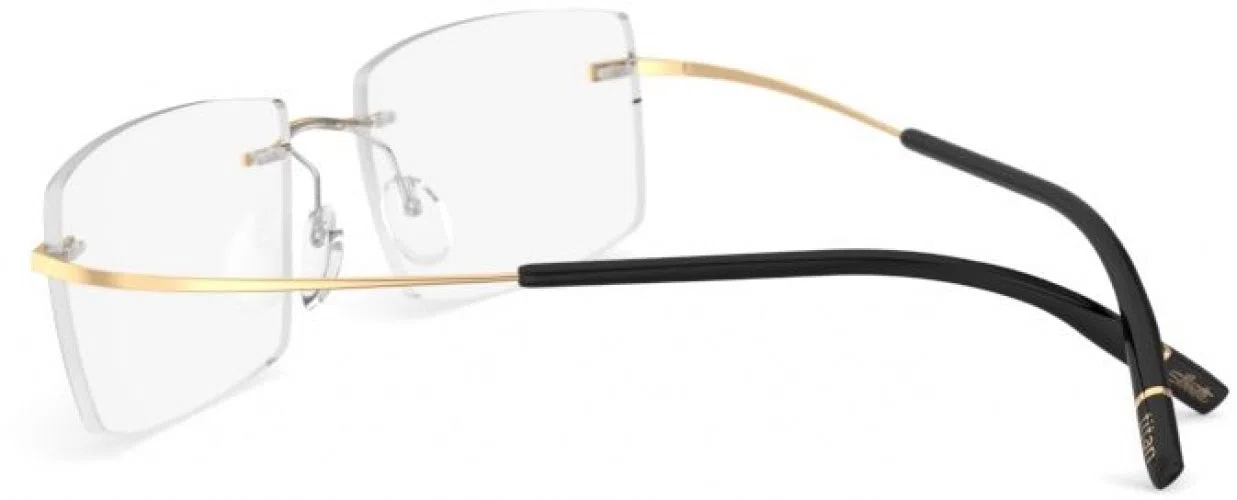 Silhouette TMA The Icon Gold Edition Demo Rimless 5539 Eyeglasses - view 9
